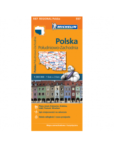 MN 557 Poland South West - Délnyugat-Lengyelország térkép...