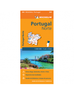 MN 591 Portugal Norte - Észak-Portugália térkép - 2023