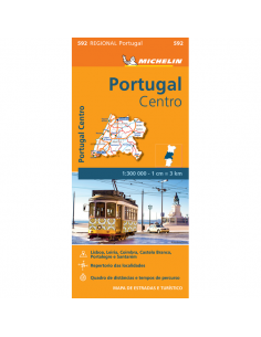 MN 592 Portugal Centro - Közép-Portugália térkép - 2023