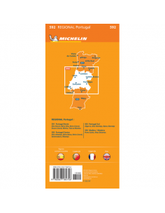 MN 592 Portugal Centro - Közép-Portugália térkép - 2023 2