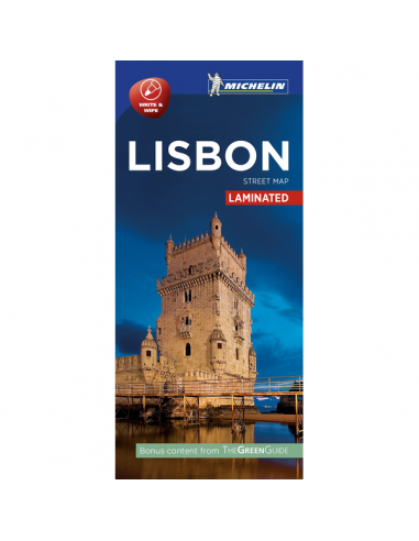 MN 9208 Lisbon  - Lisszabon laminált térkép -...