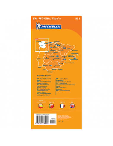 MN 571 Espagne Nord-Quest - Galicia -...