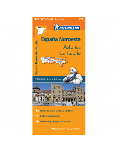 MN 572 Espana Noroeste - Asturias - Cantabria -...