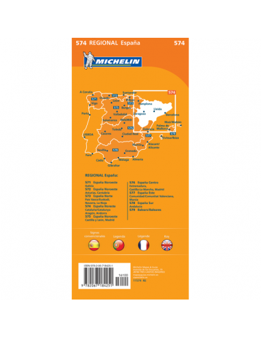 MN 574 Espana Noreste - Aragon - Cataluna...