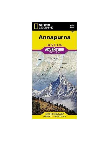 NG 3003 Annapurna - Adventure térkép - vízálló
