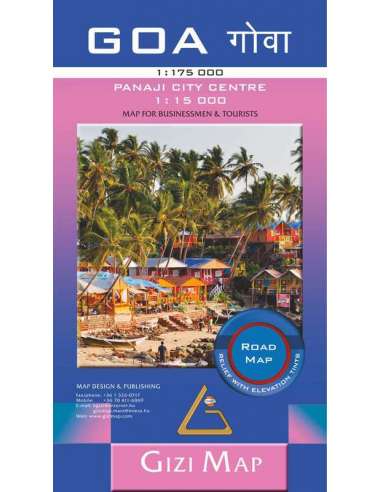 Goa térkép - Panaji city centre