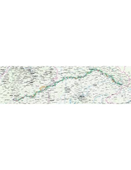 Danube Bike Trail 1. - Donaueschingen - Passau - Duna kerékpáros atlasz 1.