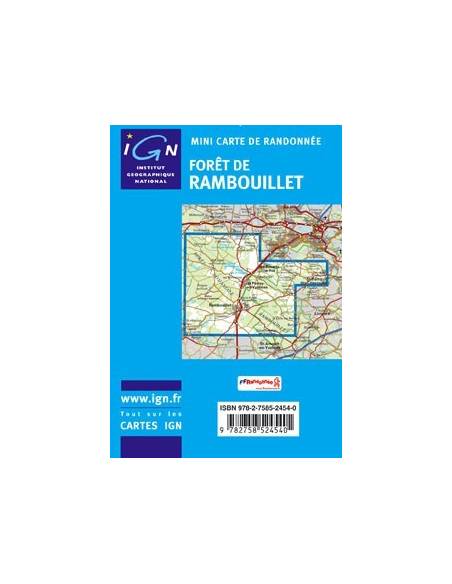 IGN Foret de Rambouillet mini turistatérkép M2215 OT