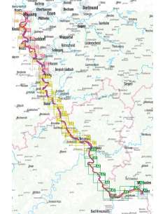 Rhein-Radweg 3. - Rajna 3 kerékpáros atlasz -... 2
