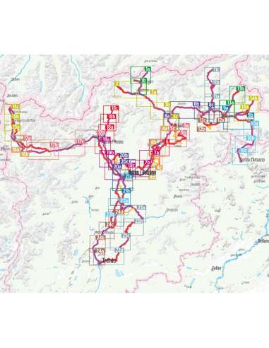 Südtirol - Dél-Tirol kerékpáros atlasz