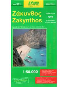 Zakyntos - Zakintosz térkép (301)