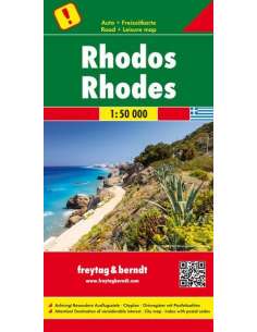 Rhodos - Rodosz térkép