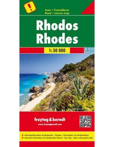 Rhodos - Rodosz térkép