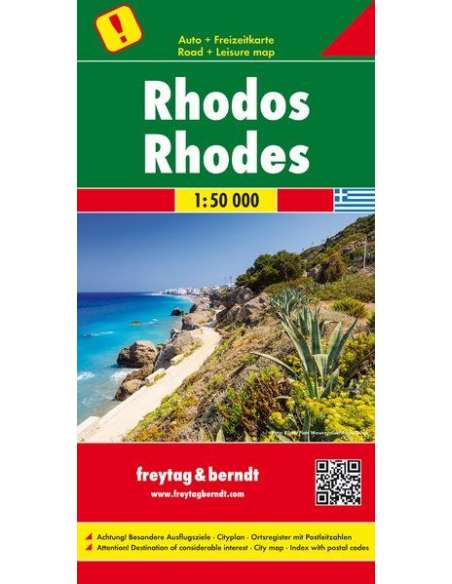 Rhodos - Rodosz térkép