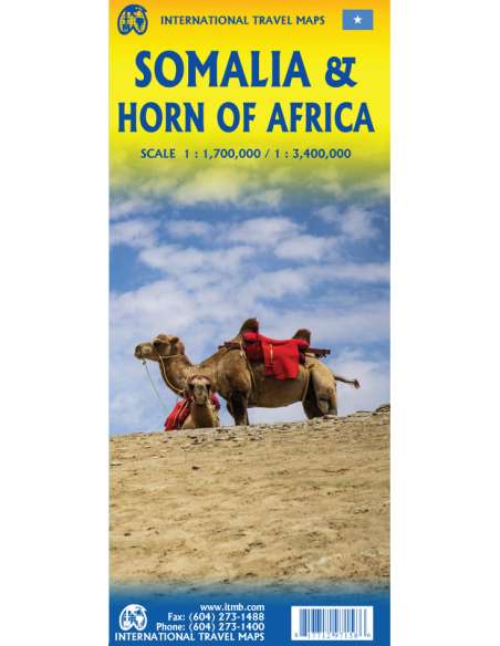 Somalia - Horn of Africa - Szomália - Afrika szarva - Északkelet-Afrika térkép