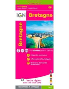 IGN 06 Bretagne térkép
