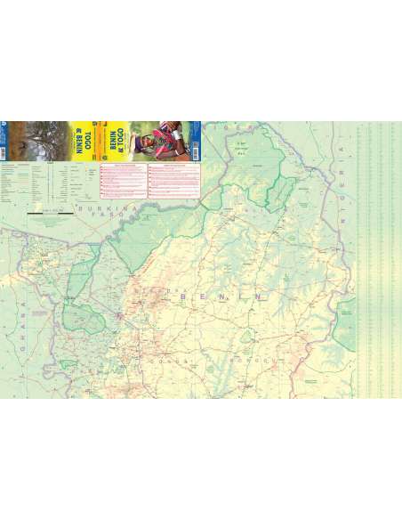 Benin - Togo - Lomé - Porto Novo térkép