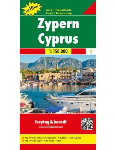 Cyprus - Ciprus térkép - Top10