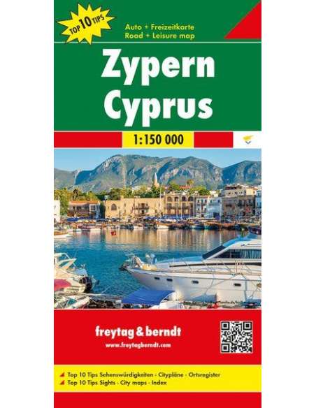 Cyprus - Ciprus térkép - Top10