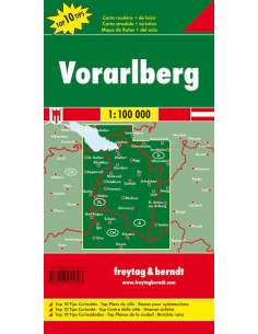 Vorarlberg térkép - Top10 2