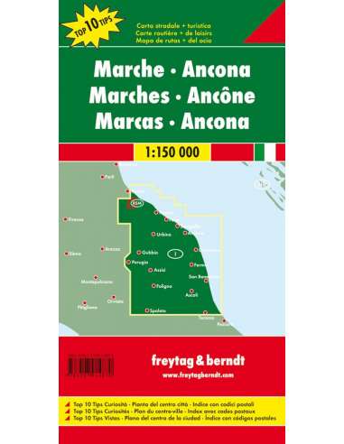 Marche - Ancona térkép - TOP10