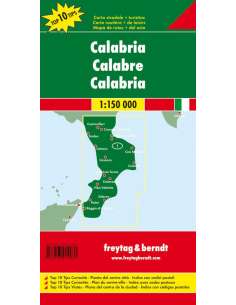Calabria - térkép - Dél-Olaszország - TOP10 2