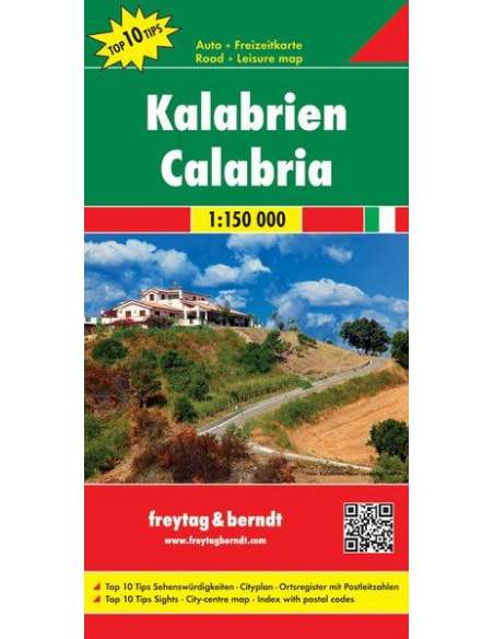 Calabria - térkép - Dél-Olaszország - TOP10