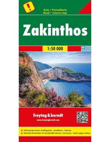 Zakinthos - Zákintosz térkép