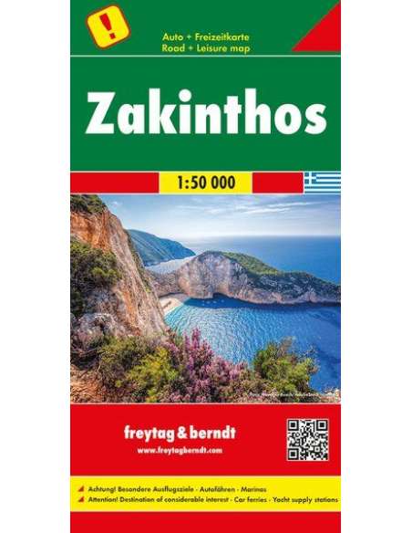 Zakinthos - Zákintosz térkép