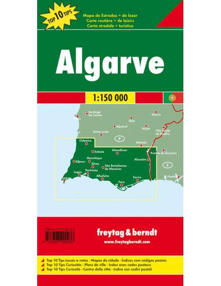 Algarve térkép - TOP10