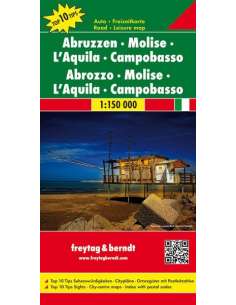Abruzzen - Molise - L'Aquila - Campobasso térkép - TOP10