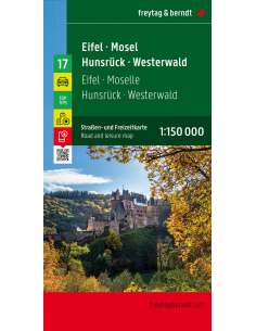 Eifel - Mosel - Hunsrück - Westerwald térkép - TOP10