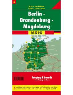 Berlin - Brandenburg - Magdeburg térkép 2