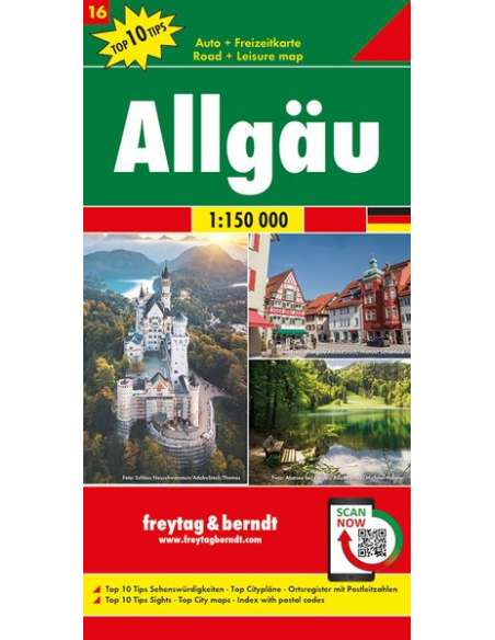 Allgäu térkép - TOP10