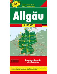 Allgäu térkép - TOP10 2