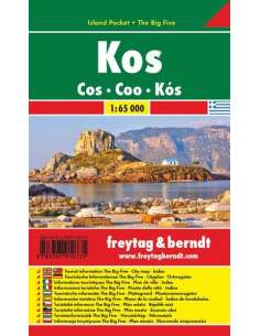 Kos pocket map - Kósz laminált zsebtérkép 2