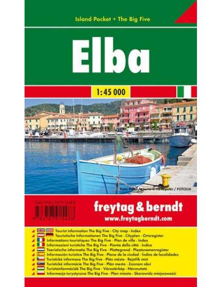 Elba pocket map - Elba laminált zsebtérkép