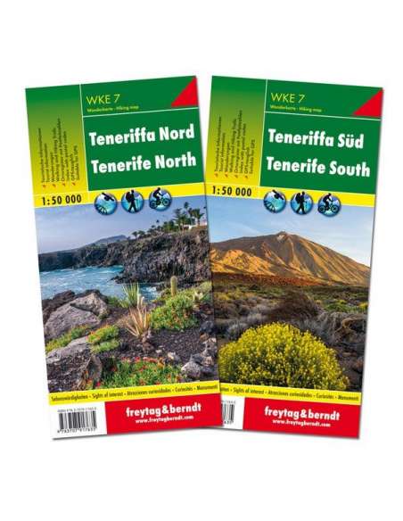 WKE 7 Tenerife North & South - Tenerife észak/dél térkép 2 db-os