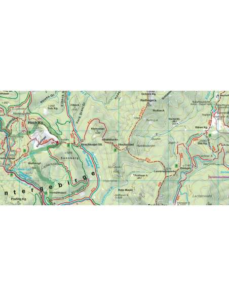 WK 051 Eisenwurzen - Steyr - Waidhofen - Ybbs - Hochkar térkép