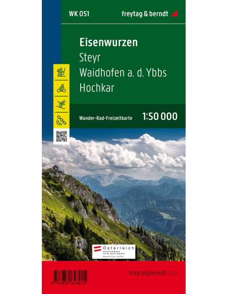 WK 051 Eisenwurzen - Steyr - Waidhofen - Ybbs - Hochkar térkép