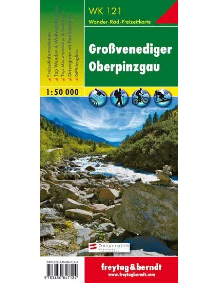 WK 121 Grosswenediger - Oberpinzgau túratérkép