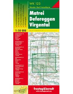 WK 123 Matrei - Defereggen - Virgental túratérkép 2