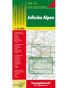 WK 141 Julische Alpen - Júliai-Alpok térkép 2