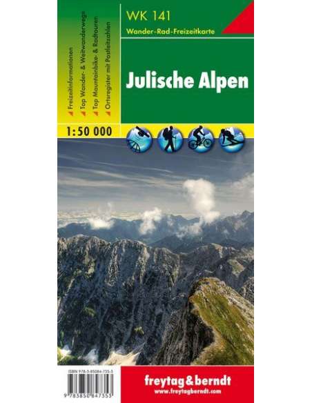 WK 141 Julische Alpen - Júliai-Alpok térkép