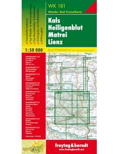 WK 181 Kals – Heiligenblut – Matrei – Lienz térkép 2