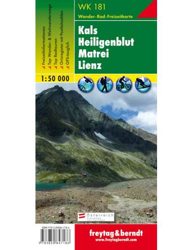WK 181 Kals – Heiligenblut – Matrei – Lienz térkép