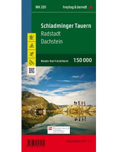 WK 201 Schladminger Tauern - Radstadt - Dachstein túratérkép