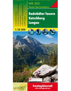 WK 202 Radstädter Tauern - Katschberg - Lungau túratérkép