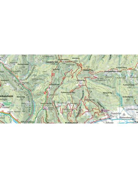 WK 212 Seetaler Alpen - Seckauer Alpen - Judenburg - Knittelfeld túratérkép