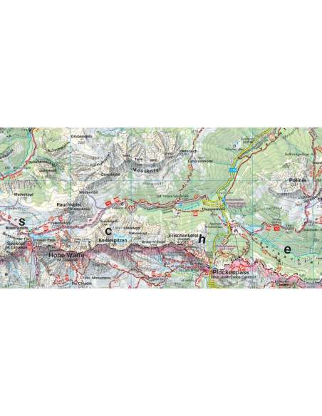 WK 223 Karnische Alpen - Gailtal - Gitschtal - Nassfeld - Lesachtal - Weissensee - Oberdrautal túratérkép